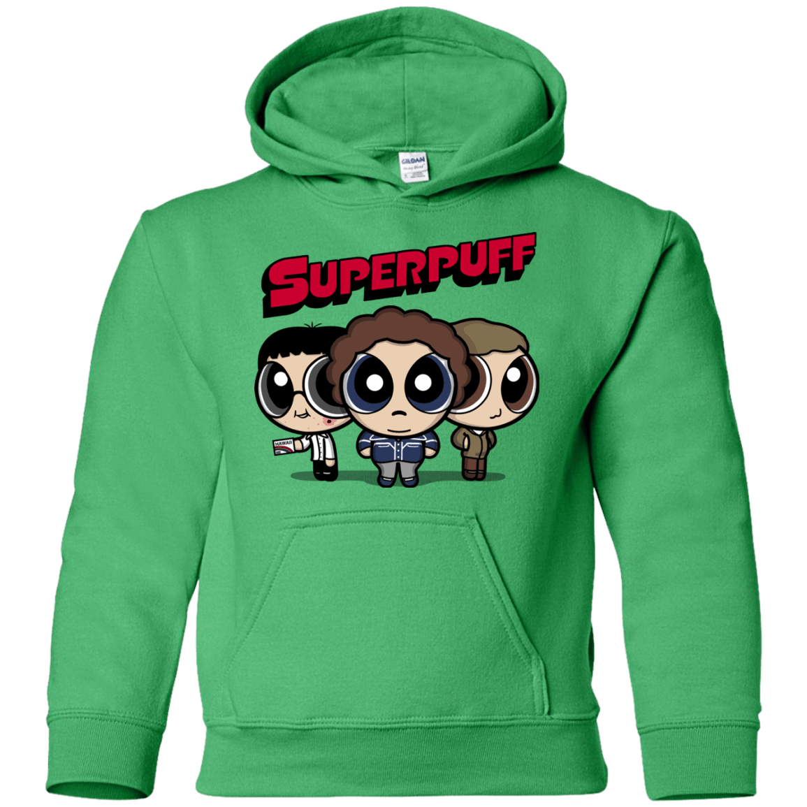 Sweatshirts Irish Green / YS Superpuff Youth Hoodie