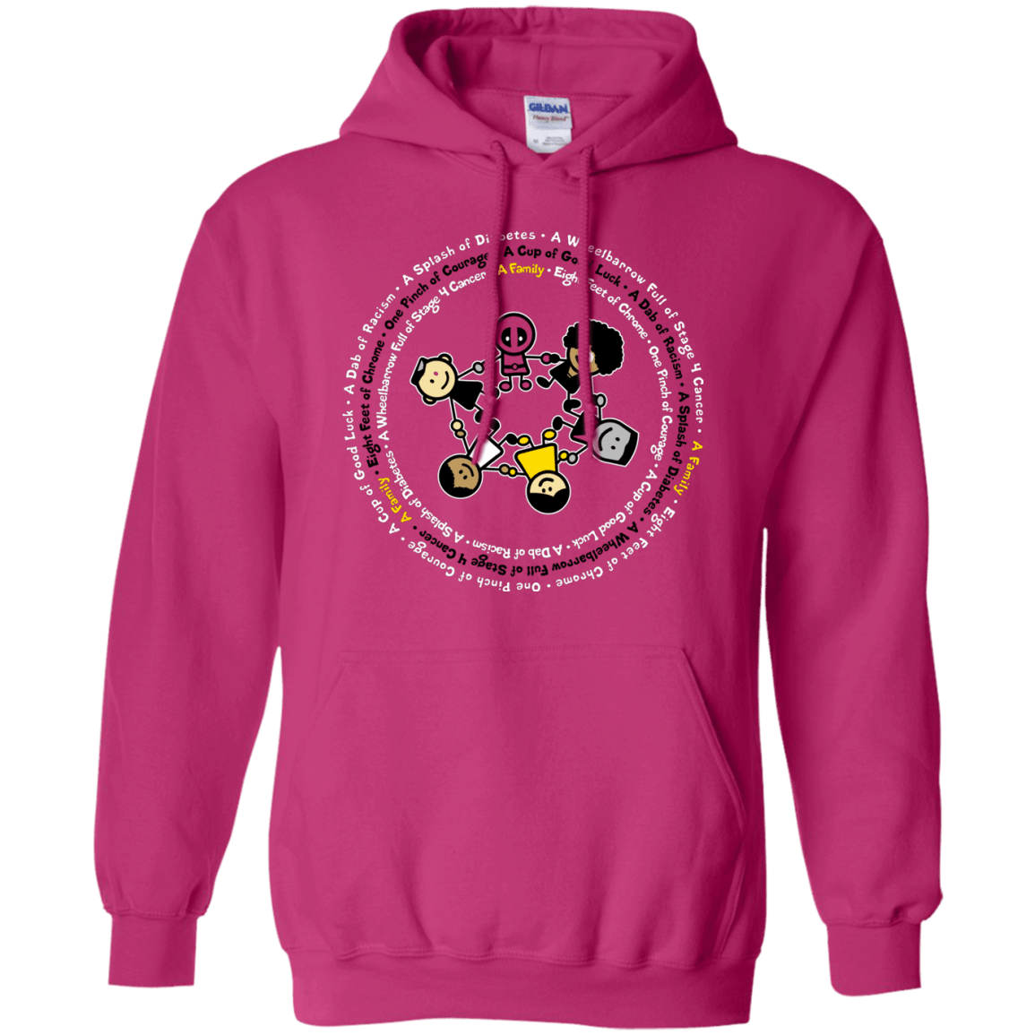 Sweatshirts Heliconia / S Support Family Pullover Hoodie