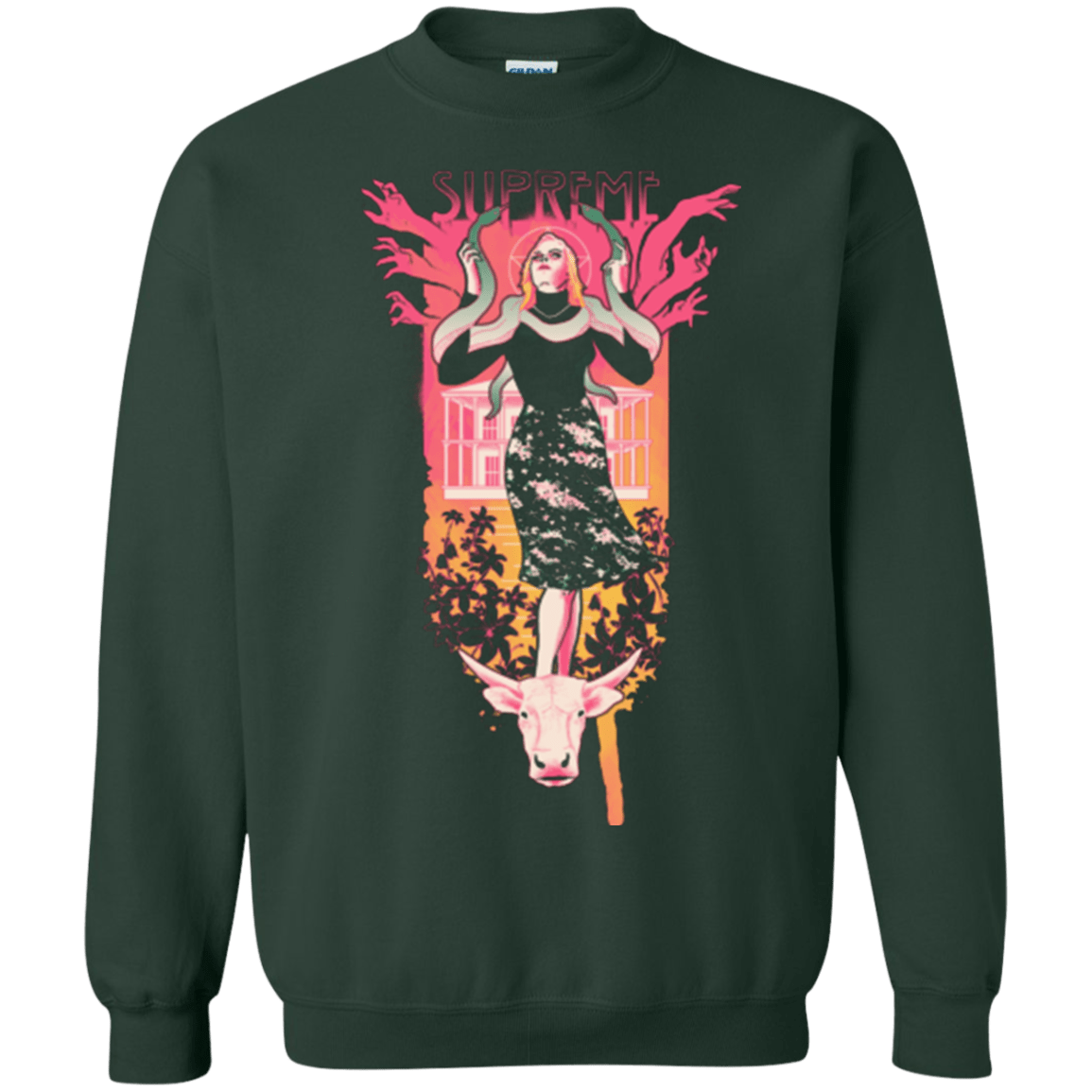 Sweatshirts Forest Green / Small Supreme Crewneck Sweatshirt
