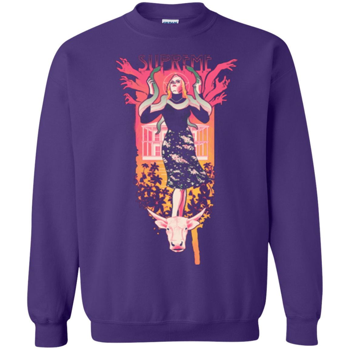 Sweatshirts Purple / Small Supreme Crewneck Sweatshirt