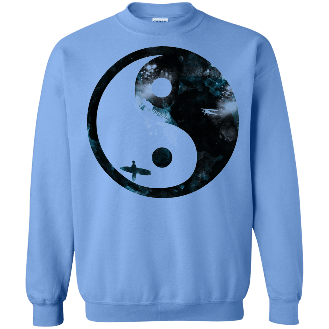 Sweatshirts Carolina Blue / S Surfin' Crewneck Sweatshirt