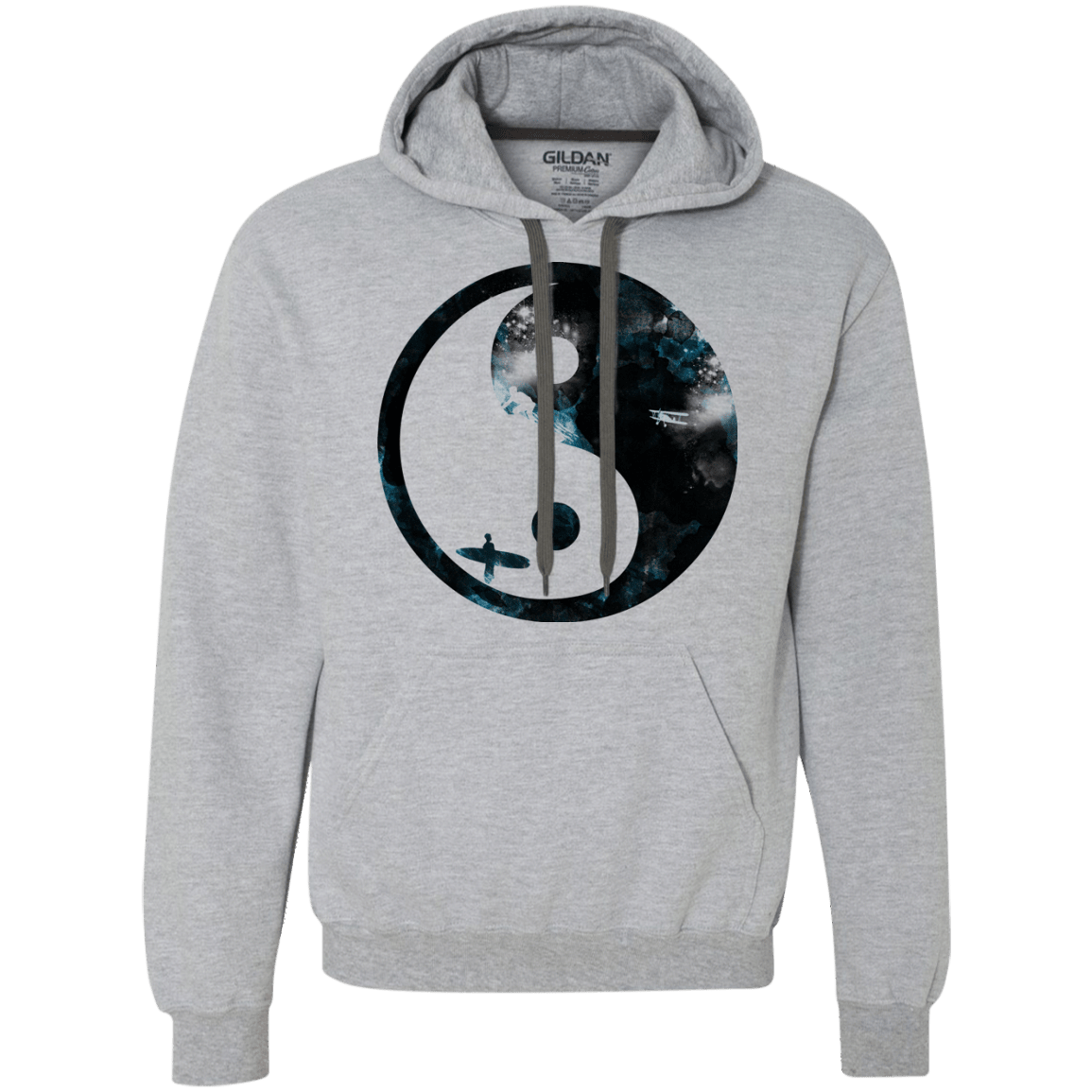 Sweatshirts Sport Grey / S Surfin' Premium Fleece Hoodie