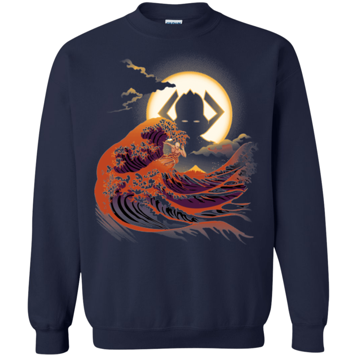 Sweatshirts Navy / Small Surfing With The Alien Crewneck Sweatshirt