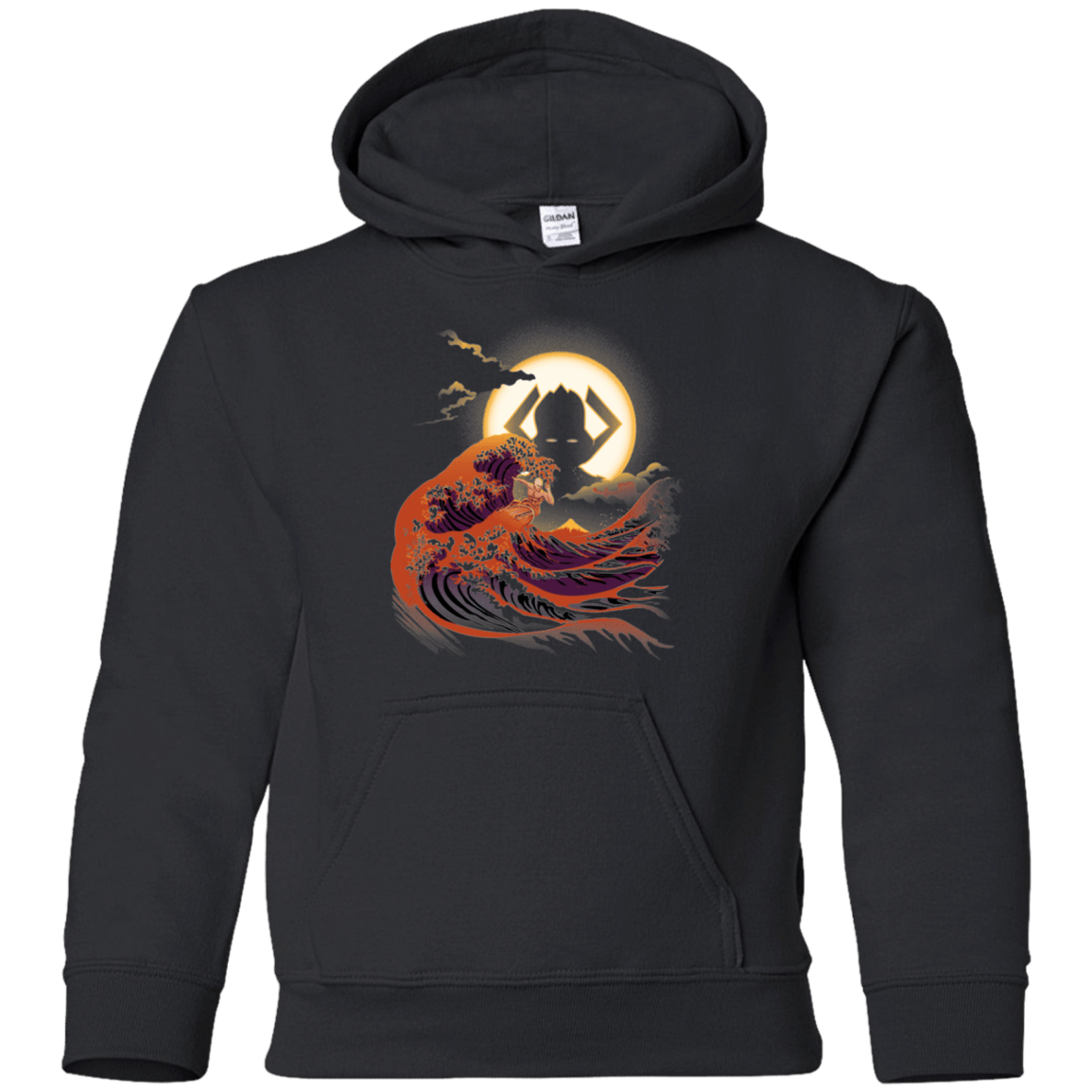 Sweatshirts Black / YS Surfing With The Alien Youth Hoodie