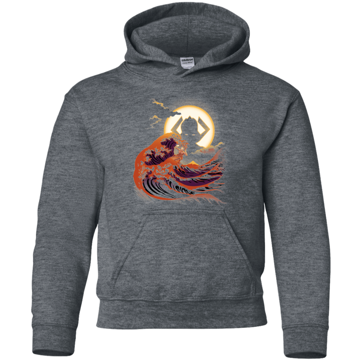Sweatshirts Dark Heather / YS Surfing With The Alien Youth Hoodie
