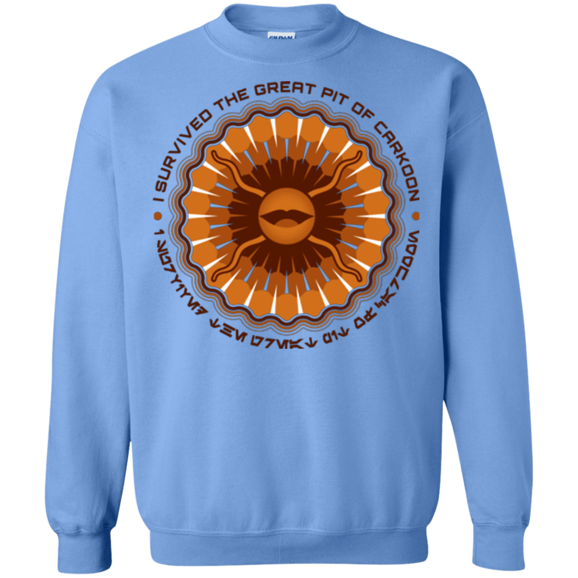 Sweatshirts Carolina Blue / Small Surviving The Sarlacc Crewneck Sweatshirt