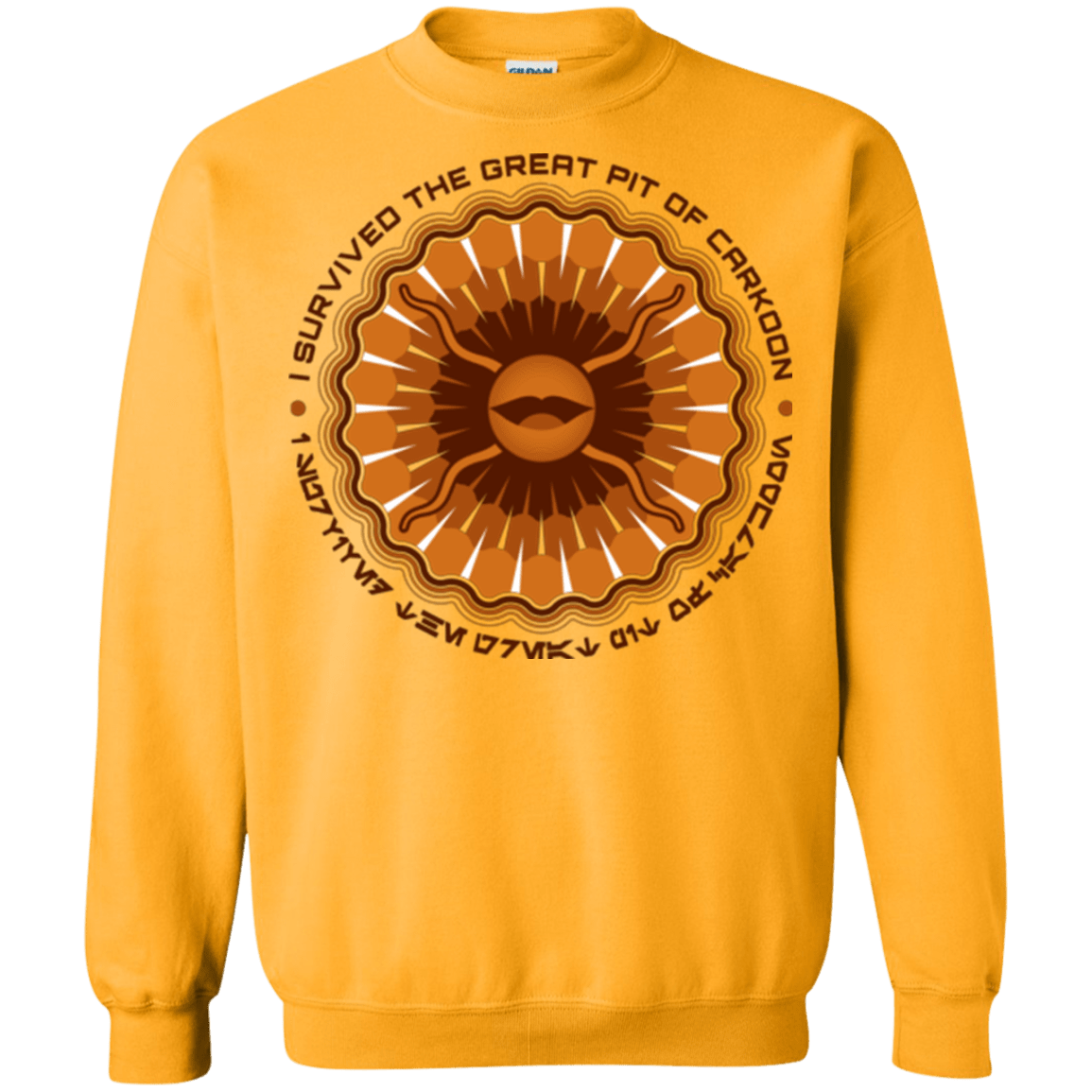 Sweatshirts Gold / Small Surviving The Sarlacc Crewneck Sweatshirt