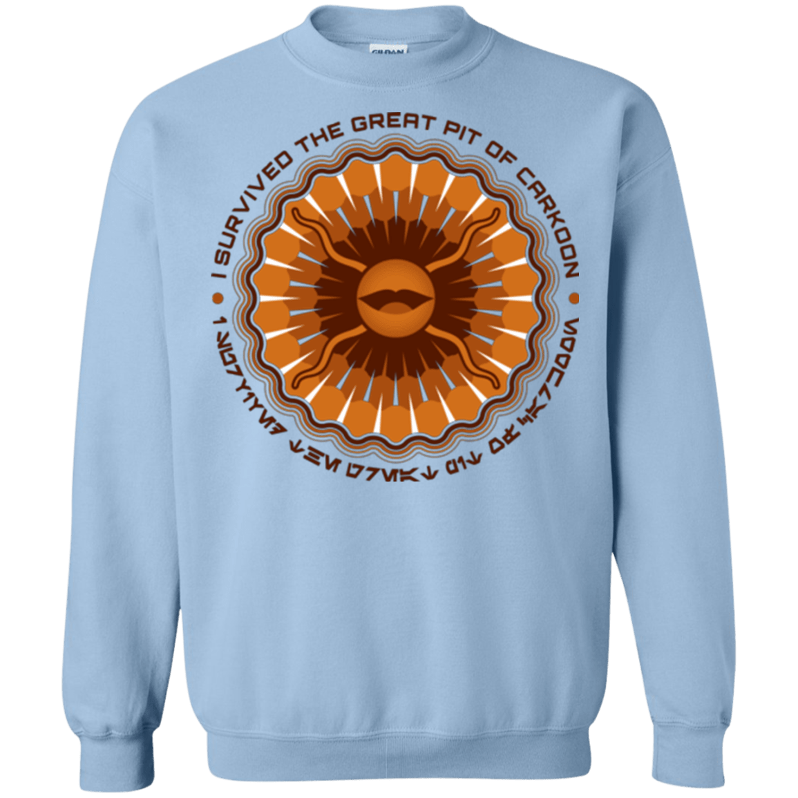 Sweatshirts Light Blue / Small Surviving The Sarlacc Crewneck Sweatshirt