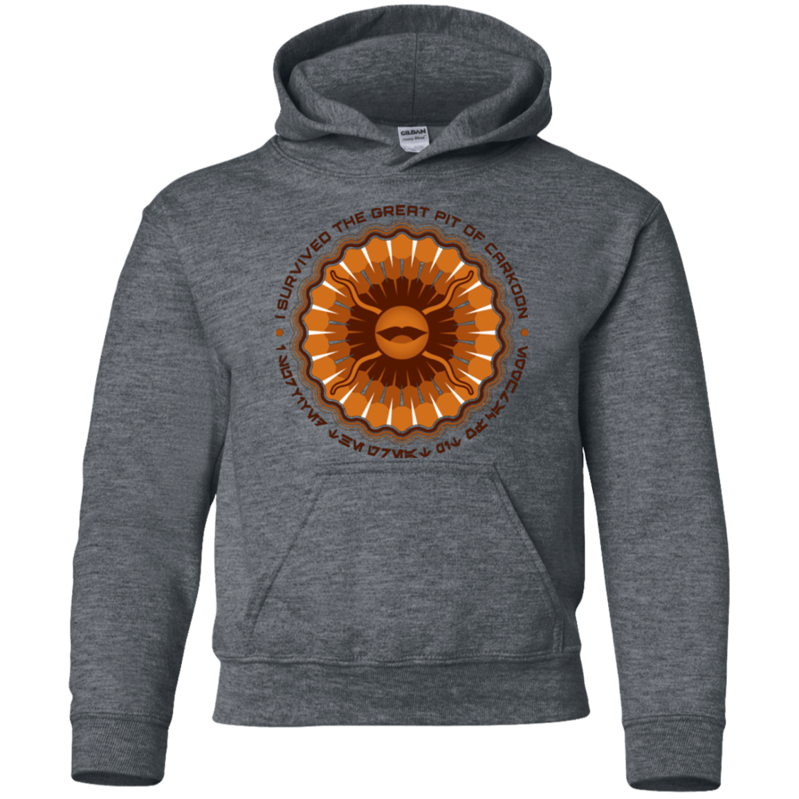 Sweatshirts Dark Heather / YS Surviving The Sarlacc Youth Hoodie