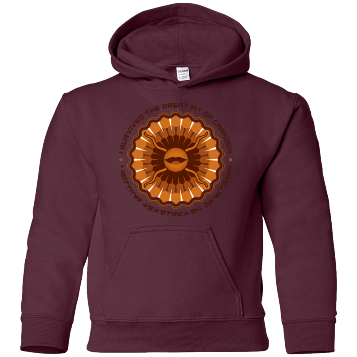 Sweatshirts Maroon / YS Surviving The Sarlacc Youth Hoodie