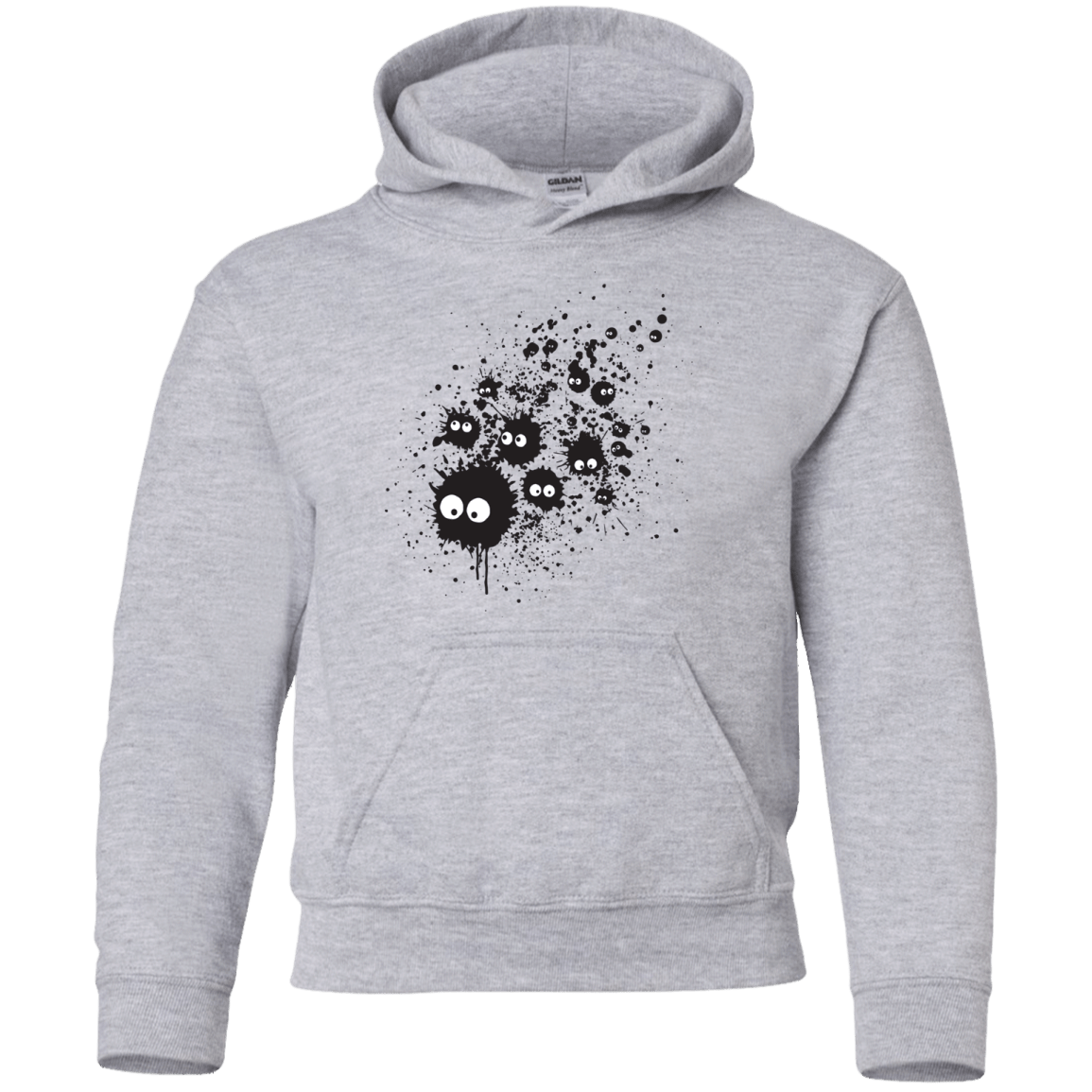 Sweatshirts Sport Grey / YS Susuwatari Ink Youth Hoodie