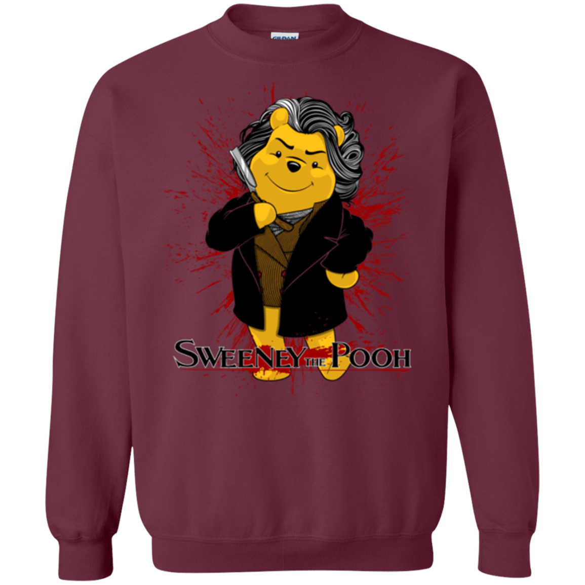 Sweatshirts Maroon / S Sweeney the Pooh Crewneck Sweatshirt