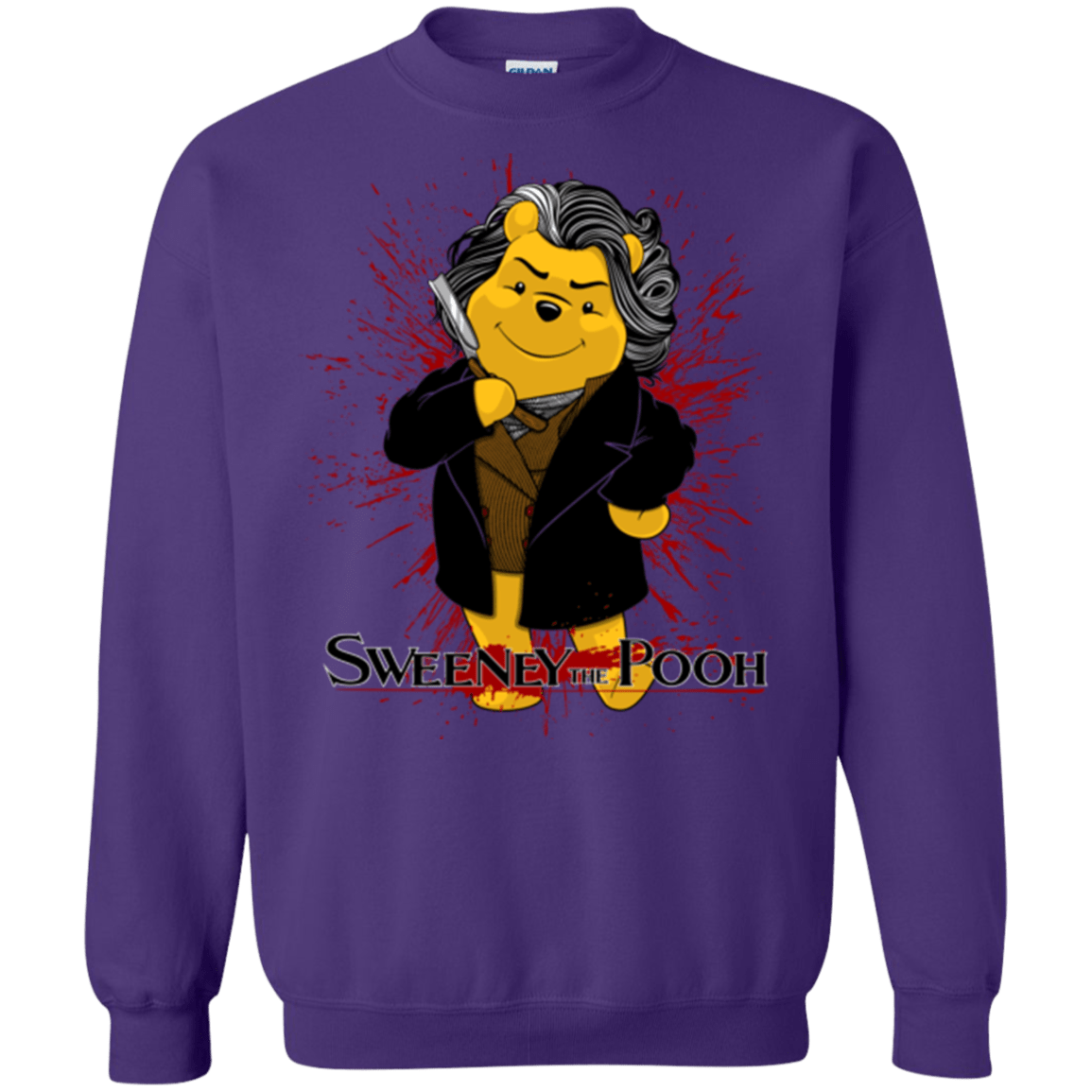 Sweatshirts Purple / S Sweeney the Pooh Crewneck Sweatshirt