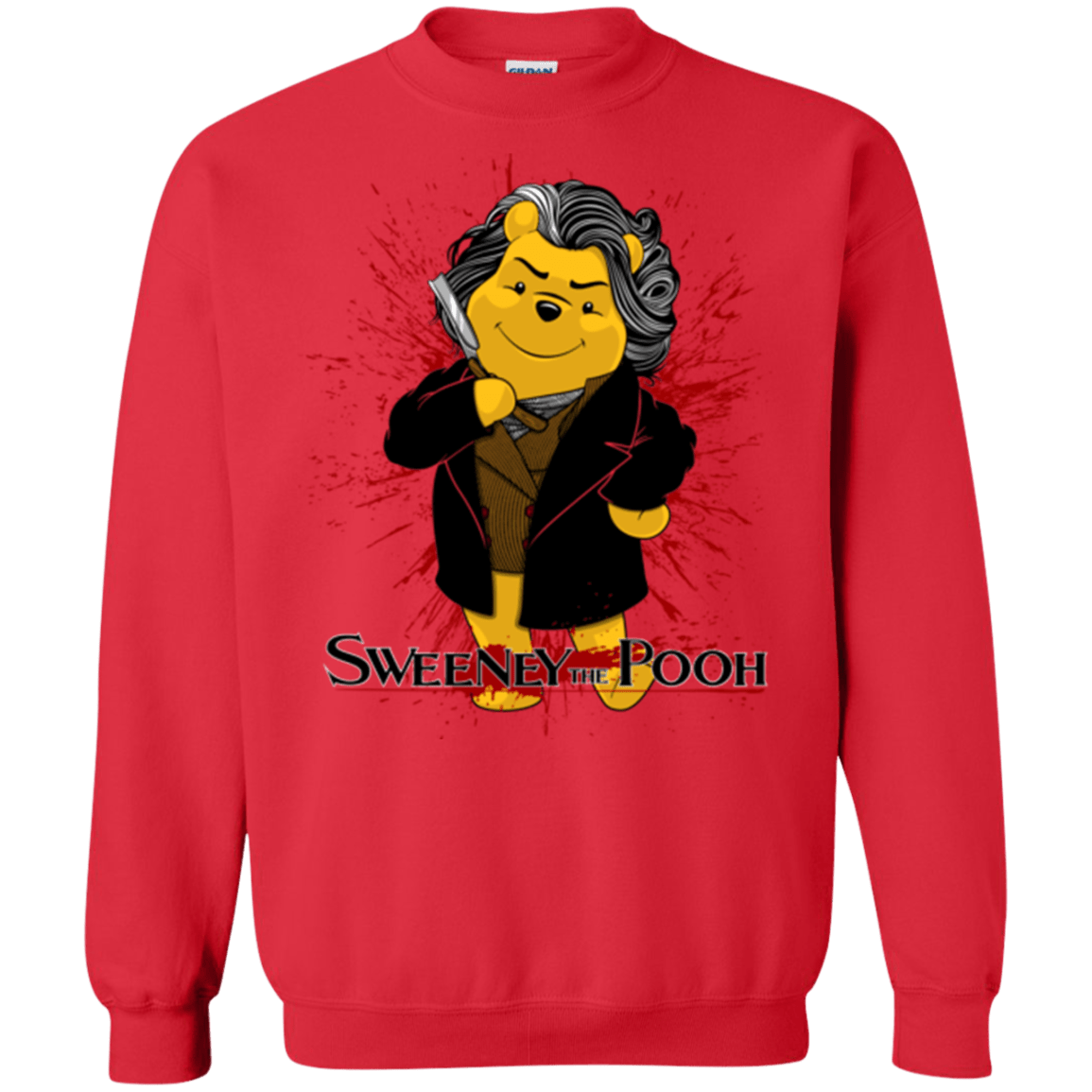 Sweatshirts Red / S Sweeney the Pooh Crewneck Sweatshirt