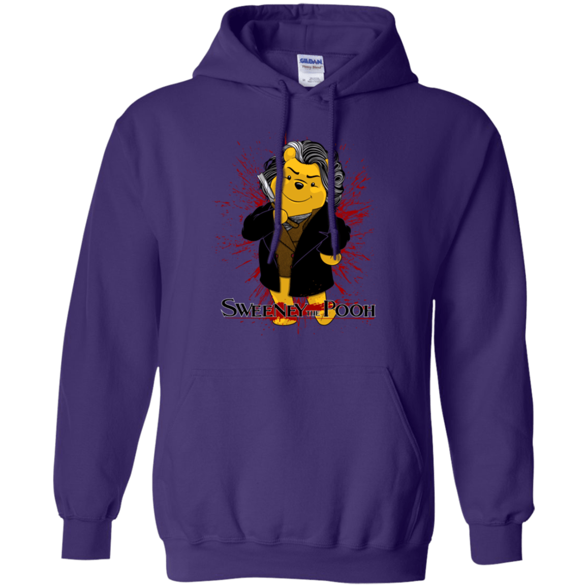 Sweatshirts Purple / S Sweeney the Pooh Pullover Hoodie
