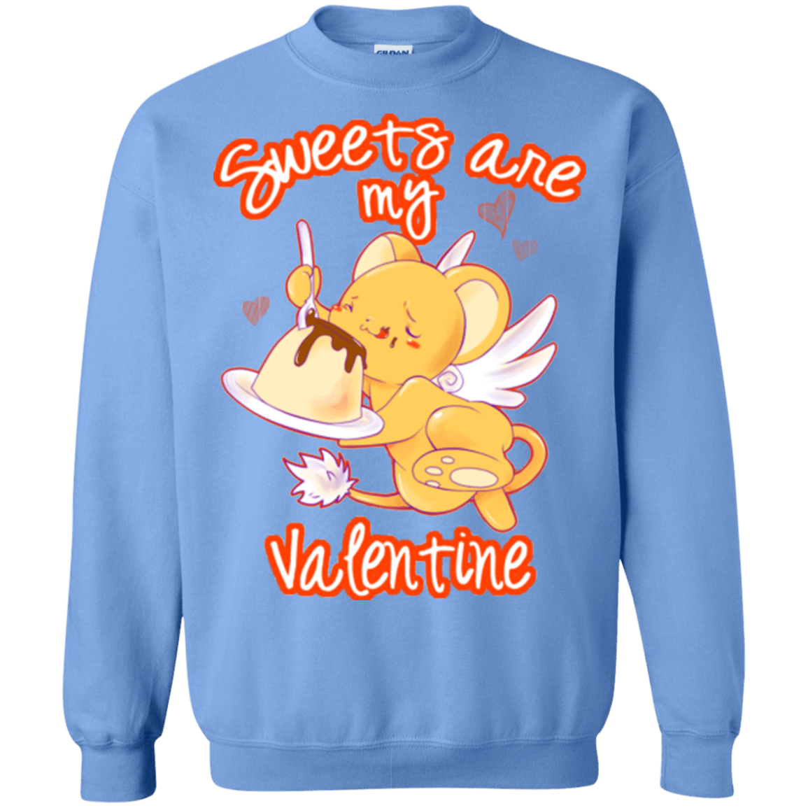 Sweatshirts Carolina Blue / Small Sweets are my Valentine Crewneck Sweatshirt