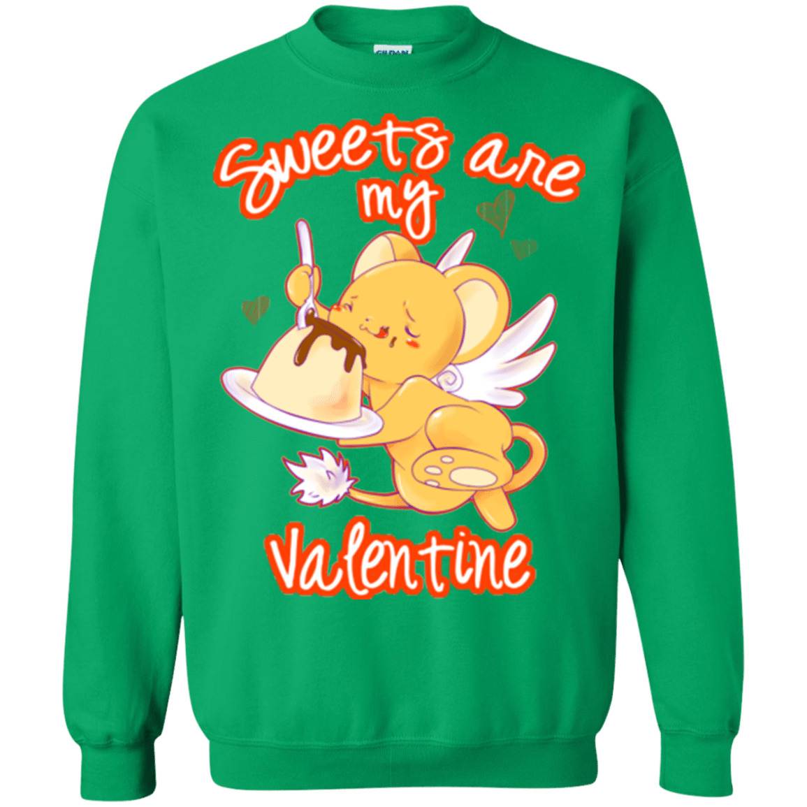 Sweatshirts Irish Green / Small Sweets are my Valentine Crewneck Sweatshirt