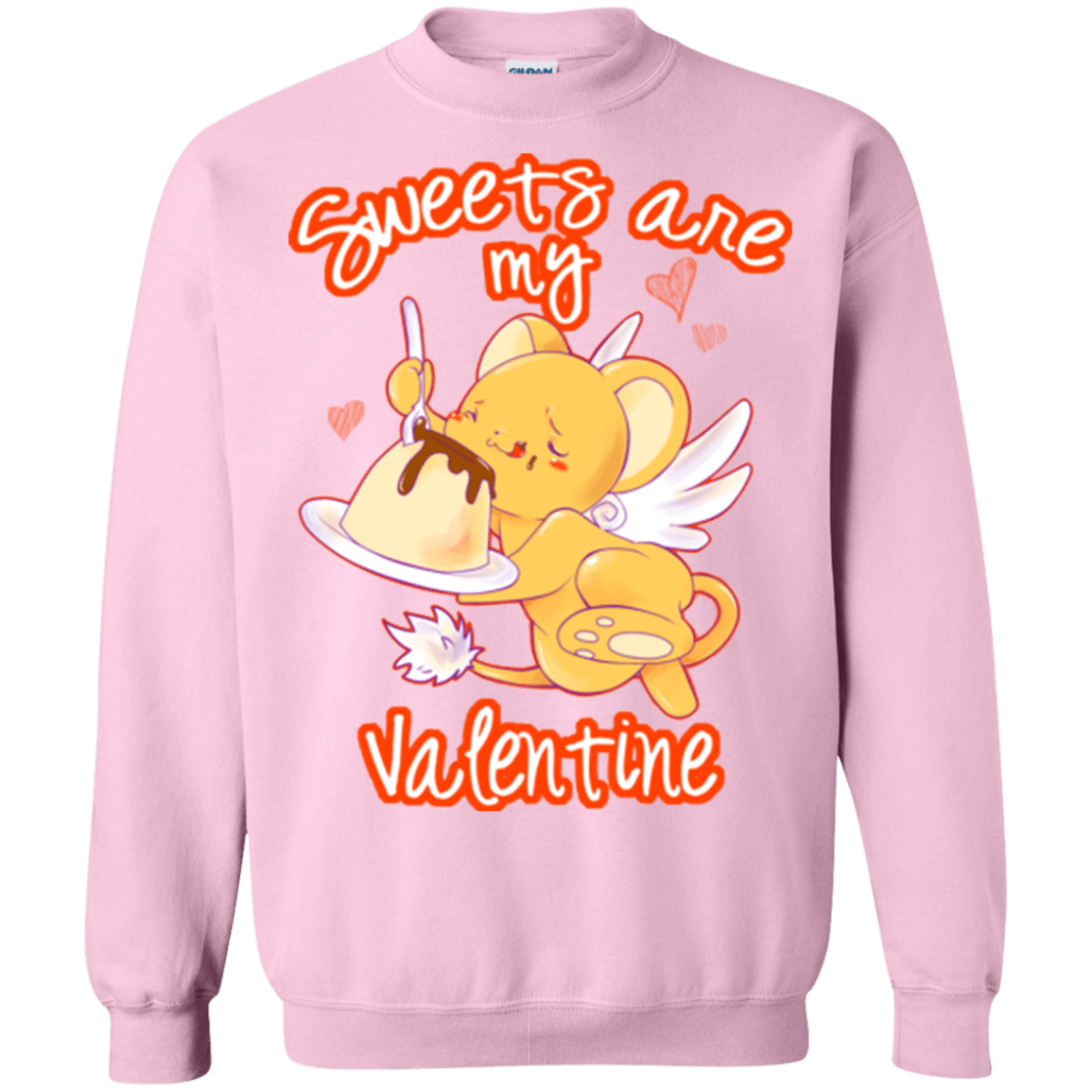 Sweatshirts Light Pink / Small Sweets are my Valentine Crewneck Sweatshirt