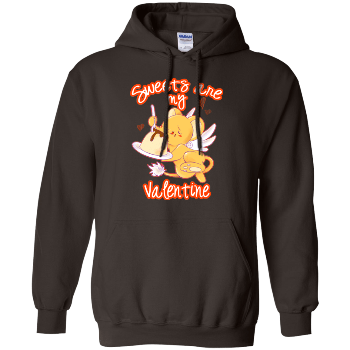 Sweatshirts Dark Chocolate / Small Sweets are my Valentine Pullover Hoodie