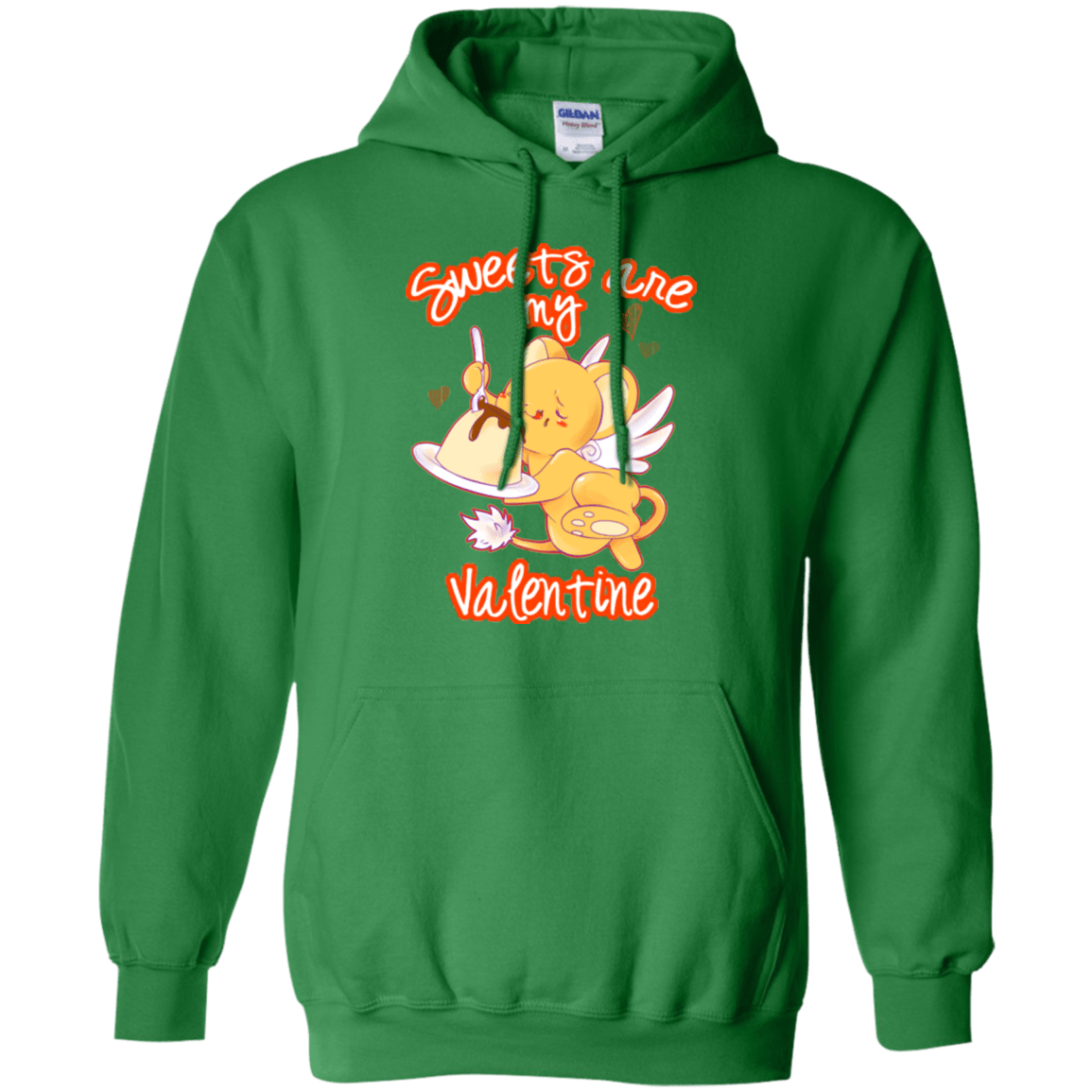 Sweatshirts Irish Green / Small Sweets are my Valentine Pullover Hoodie