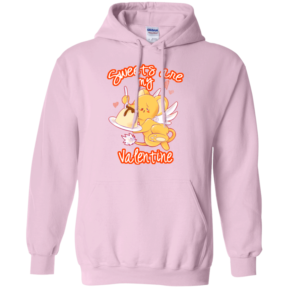 Sweatshirts Light Pink / Small Sweets are my Valentine Pullover Hoodie