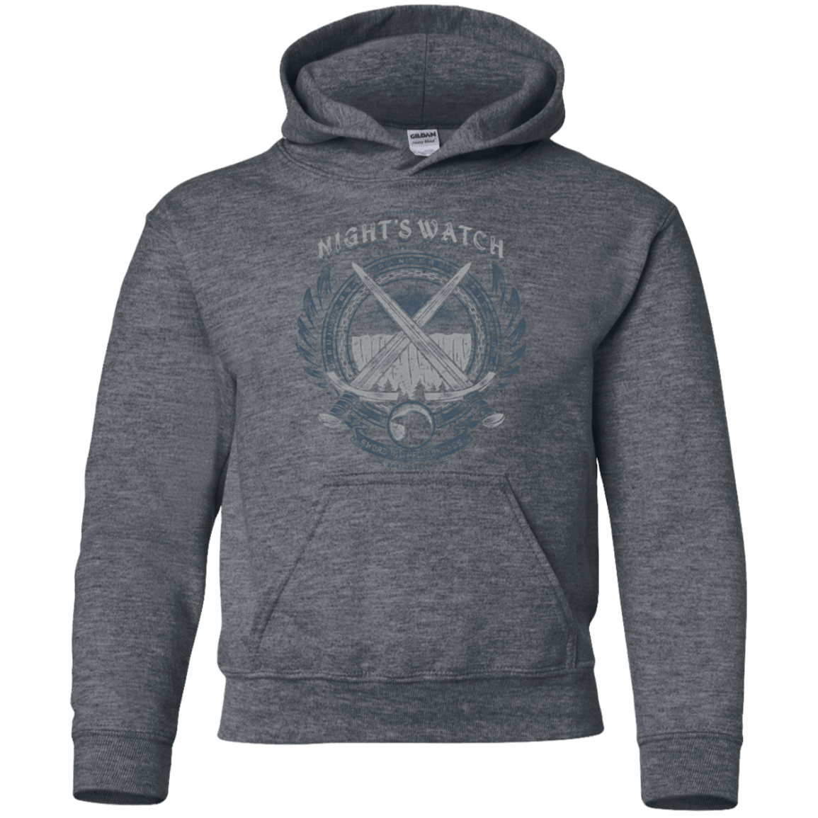 Sweatshirts Dark Heather / YS SWORD IN THE DARKNESS Youth Hoodie