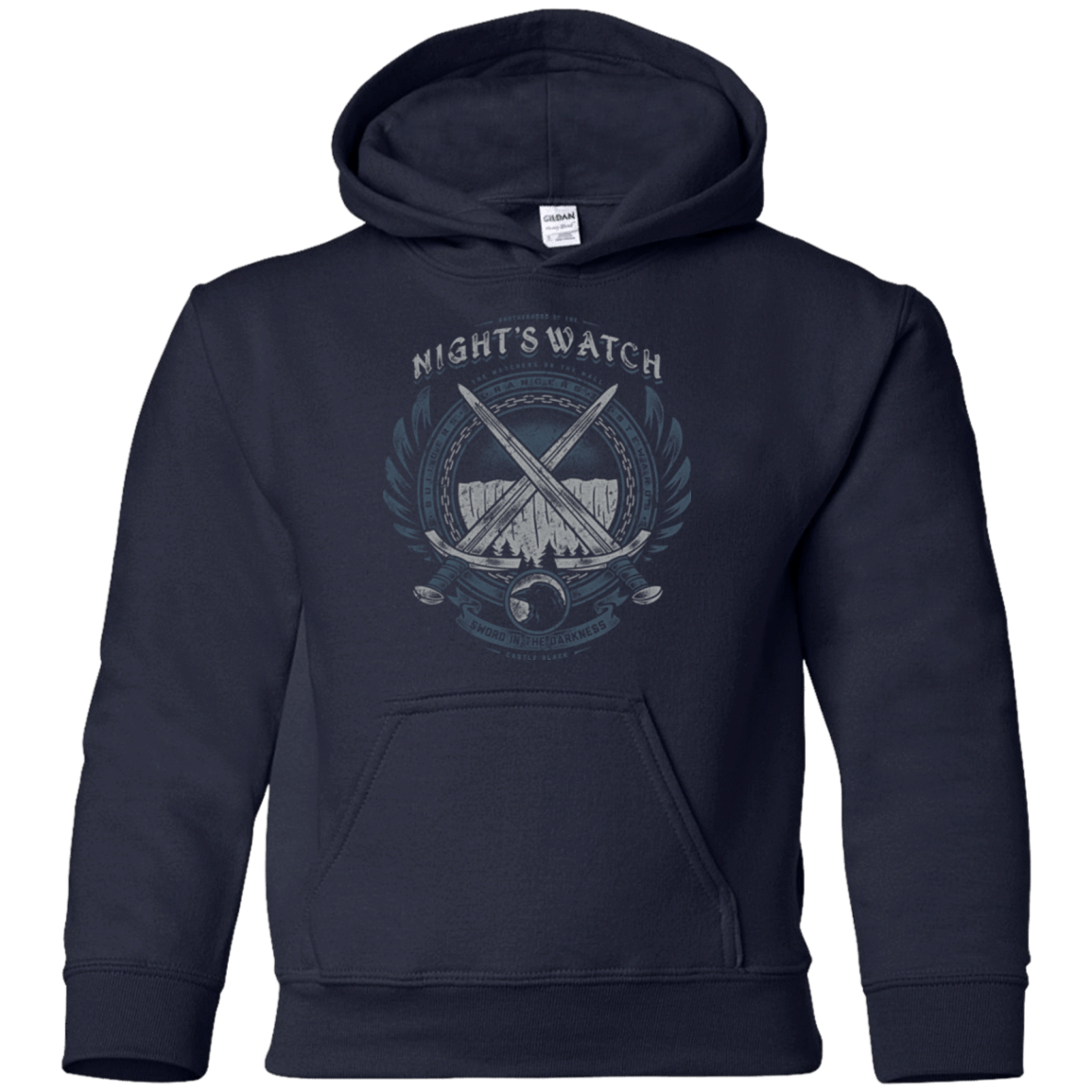 Sweatshirts Navy / YS SWORD IN THE DARKNESS Youth Hoodie
