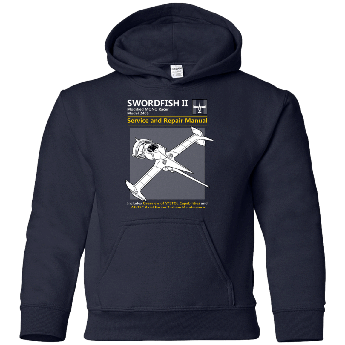 Sweatshirts Navy / YS SWORDFISH SERVICE AND REPAIR MANUAL Youth Hoodie