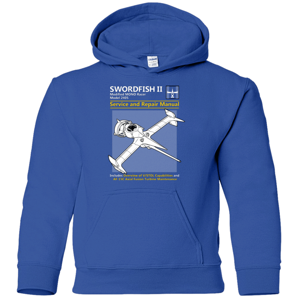 Sweatshirts Royal / YS SWORDFISH SERVICE AND REPAIR MANUAL Youth Hoodie