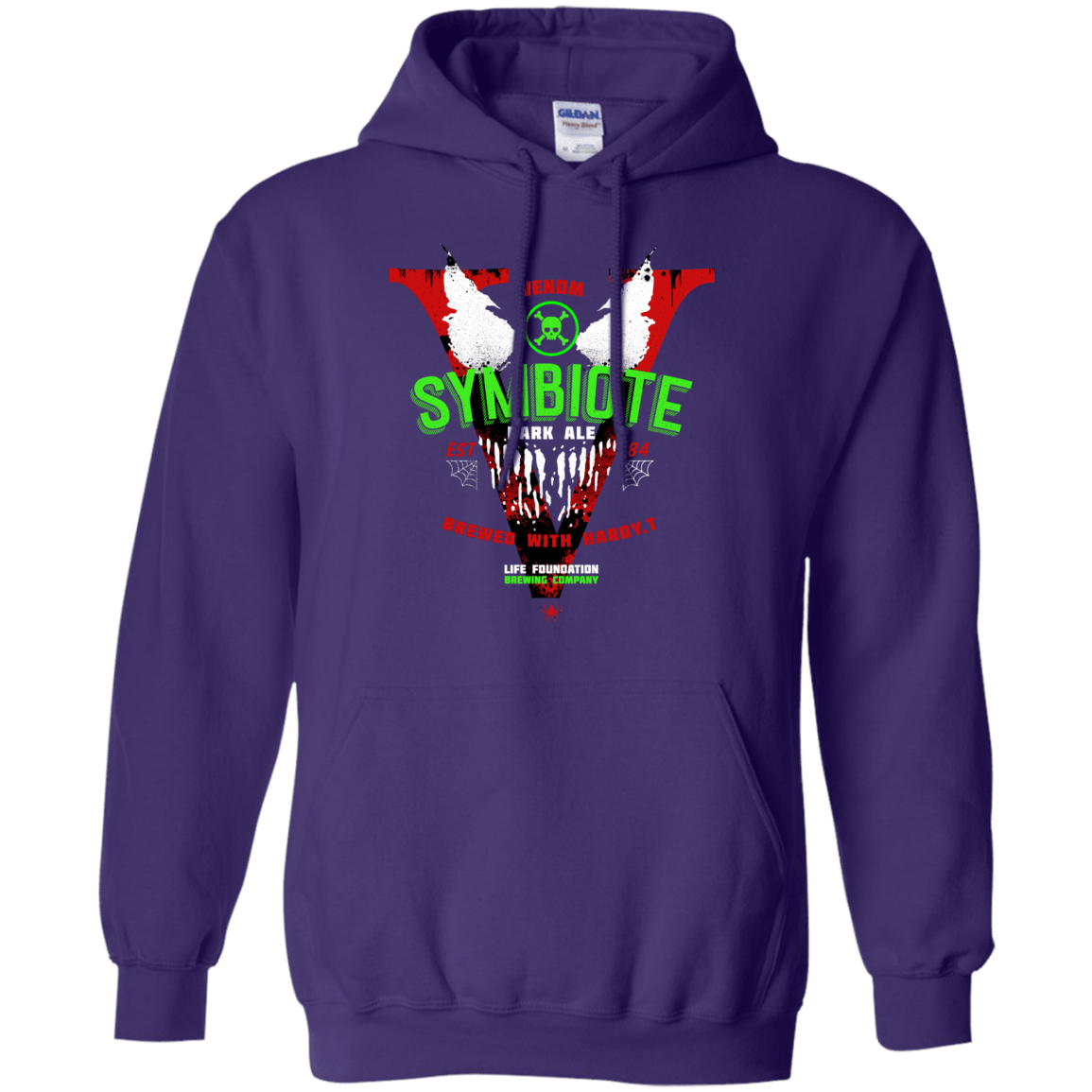 Sweatshirts Purple / S Symbiote Dark Ale Pullover Hoodie
