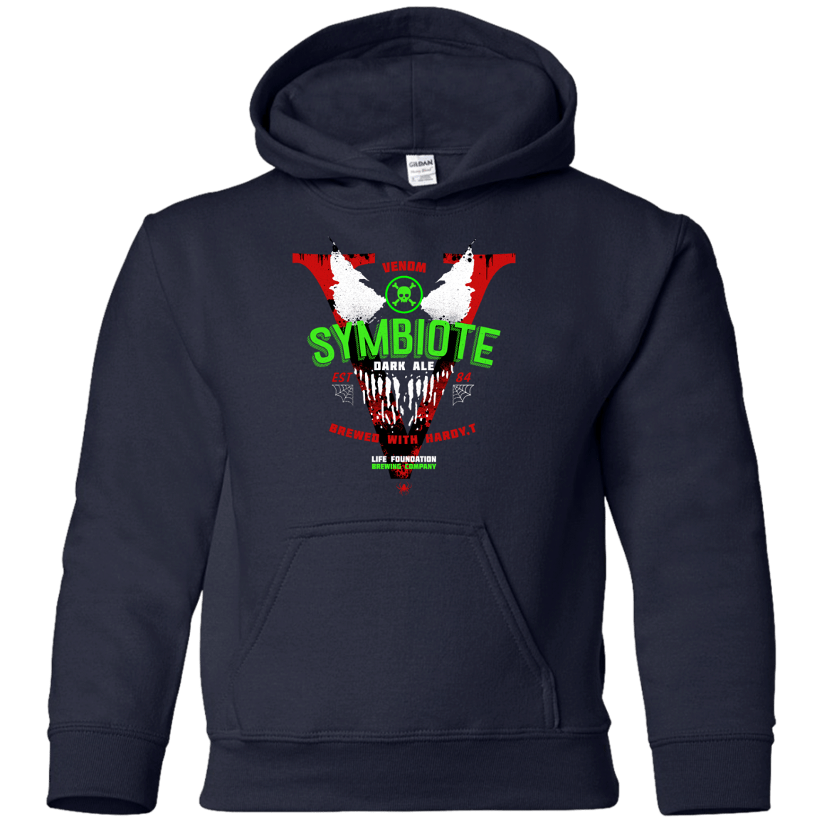 Sweatshirts Navy / YS Symbiote Dark Ale Youth Hoodie
