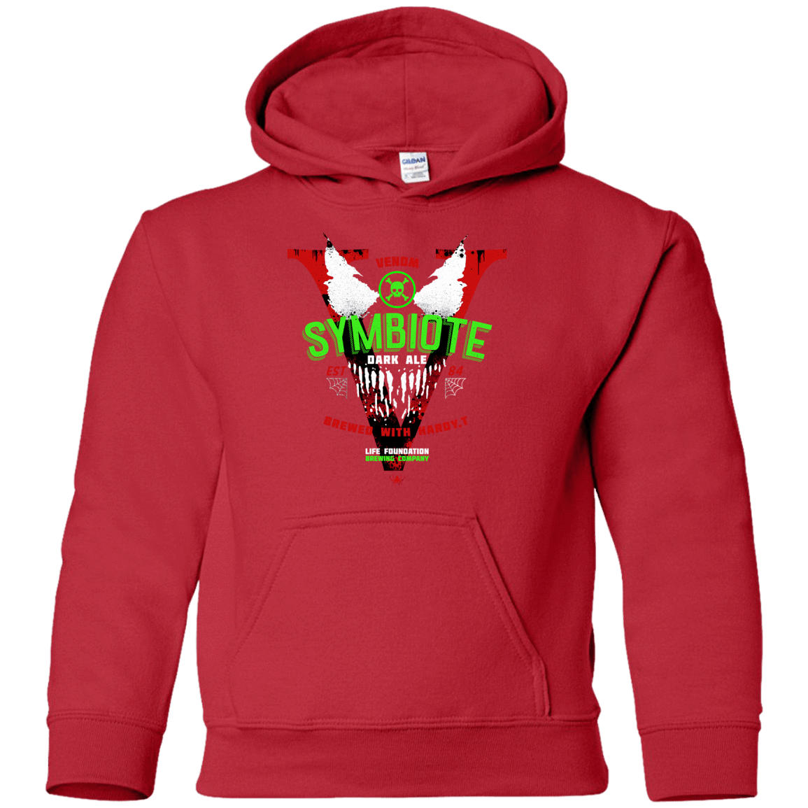 Sweatshirts Red / YS Symbiote Dark Ale Youth Hoodie