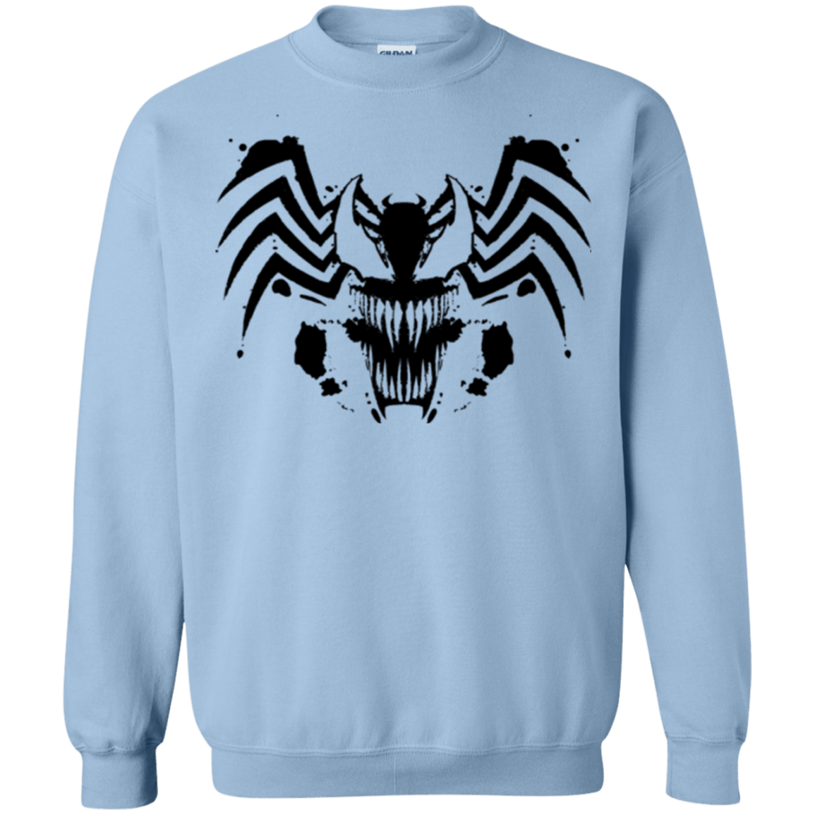 Sweatshirts Light Blue / Small Symbiote Rorschach Crewneck Sweatshirt