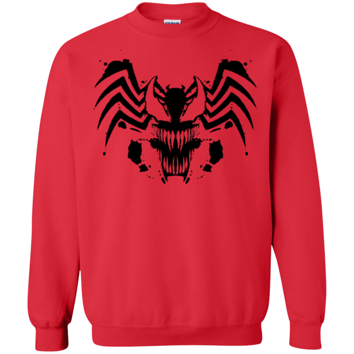 Sweatshirts Red / Small Symbiote Rorschach Crewneck Sweatshirt