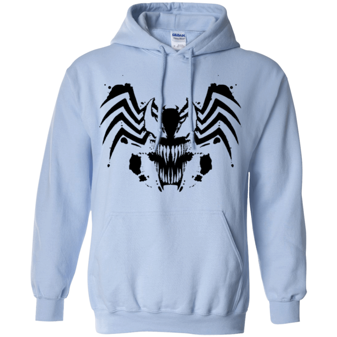Sweatshirts Light Blue / Small Symbiote Rorschach Pullover Hoodie