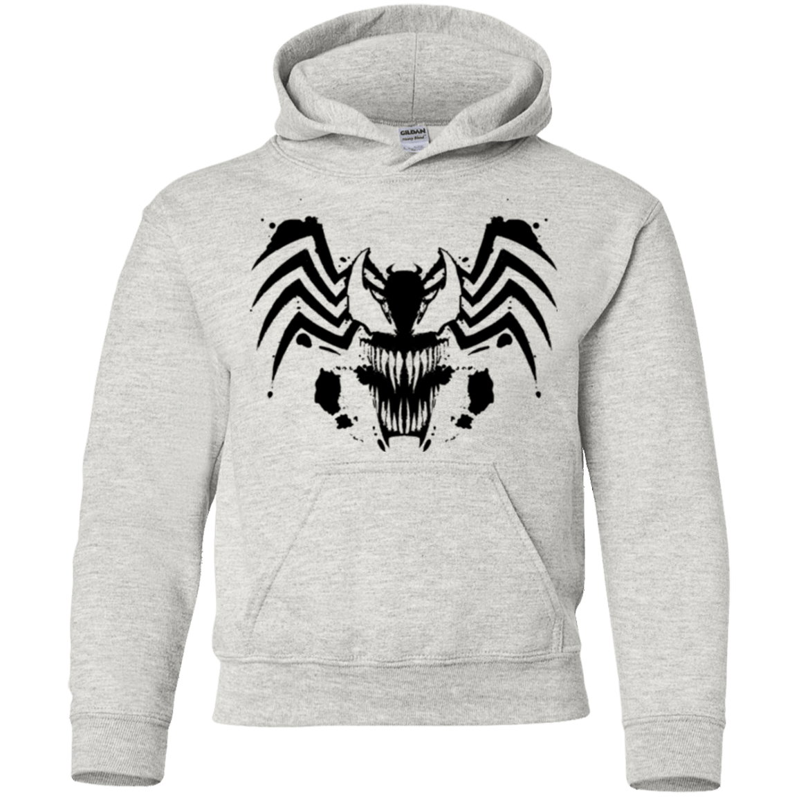 Sweatshirts Ash / YS Symbiote Rorschach Youth Hoodie