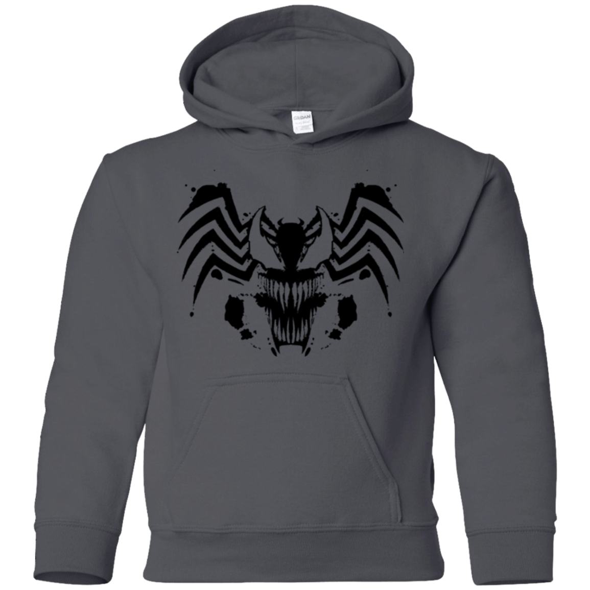 Sweatshirts Charcoal / YS Symbiote Rorschach Youth Hoodie