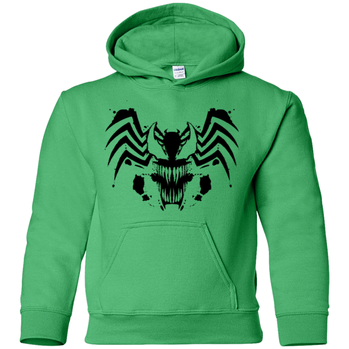 Sweatshirts Irish Green / YS Symbiote Rorschach Youth Hoodie