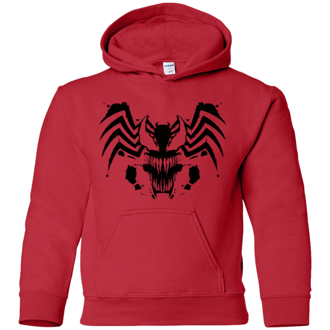 Sweatshirts Red / YS Symbiote Rorschach Youth Hoodie