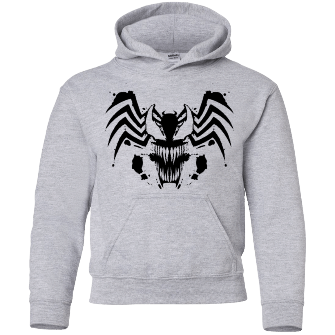Sweatshirts Sport Grey / YS Symbiote Rorschach Youth Hoodie