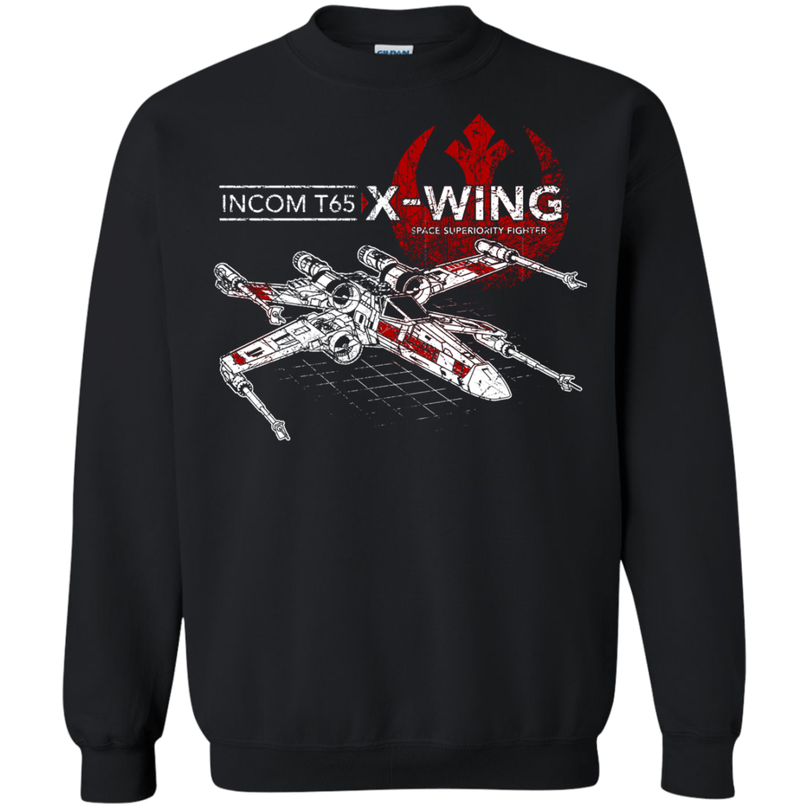 Sweatshirts Black / S T-65 X-Wing Crewneck Sweatshirt