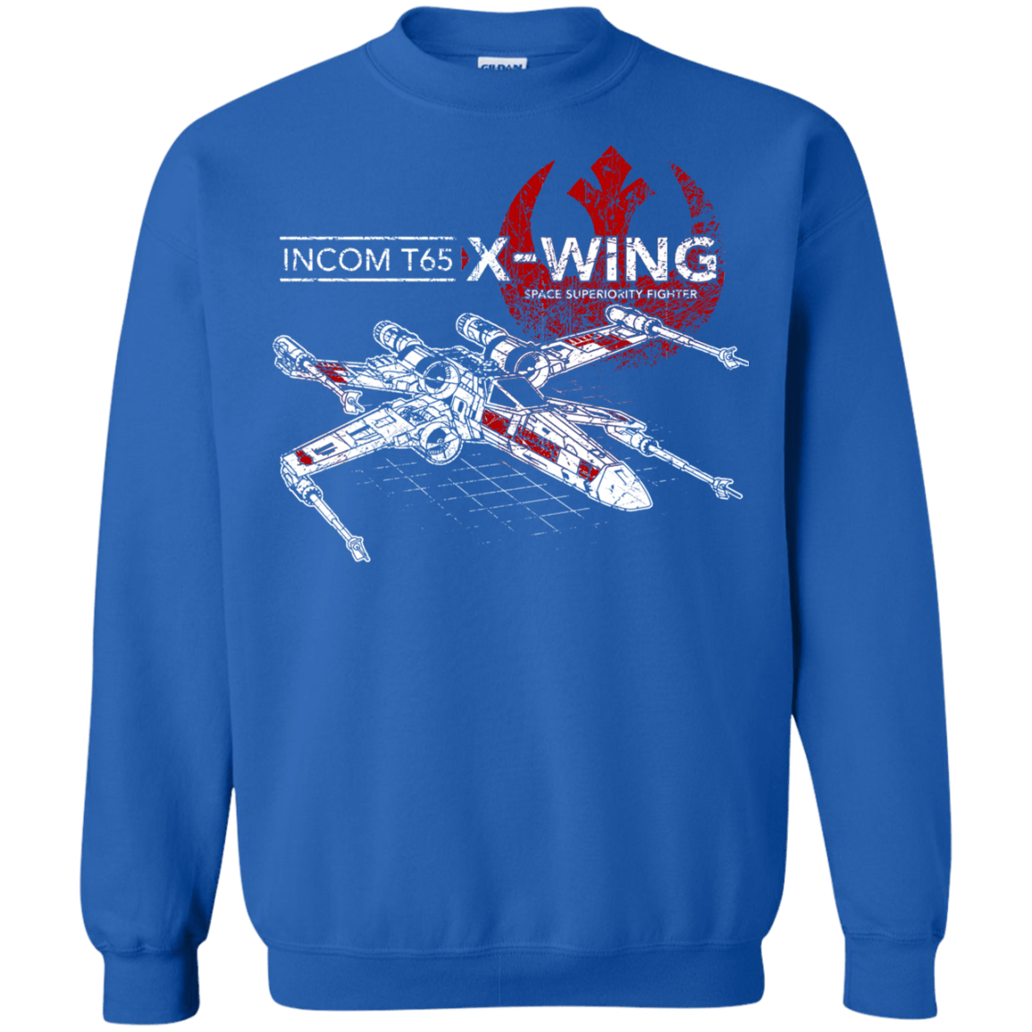Sweatshirts Royal / S T-65 X-Wing Crewneck Sweatshirt
