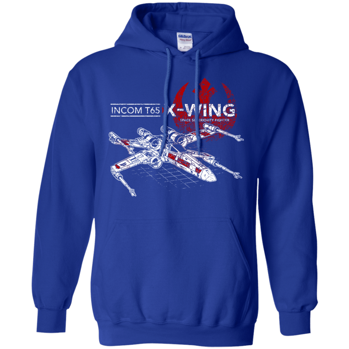 Sweatshirts Royal / S T-65 X-Wing Pullover Hoodie