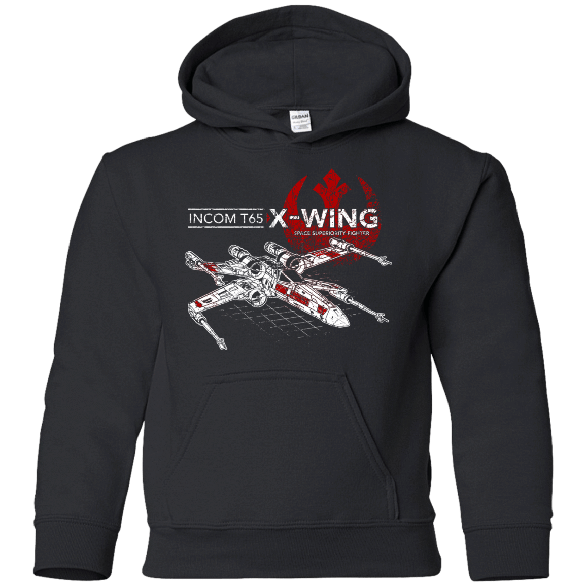 Sweatshirts Black / YS T-65 X-Wing Youth Hoodie