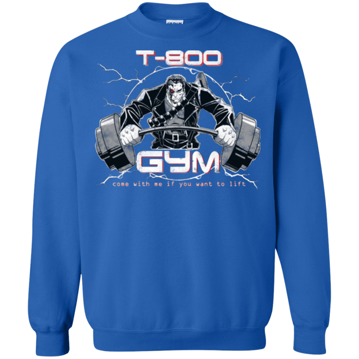 Sweatshirts Royal / Small T-800 gym Crewneck Sweatshirt
