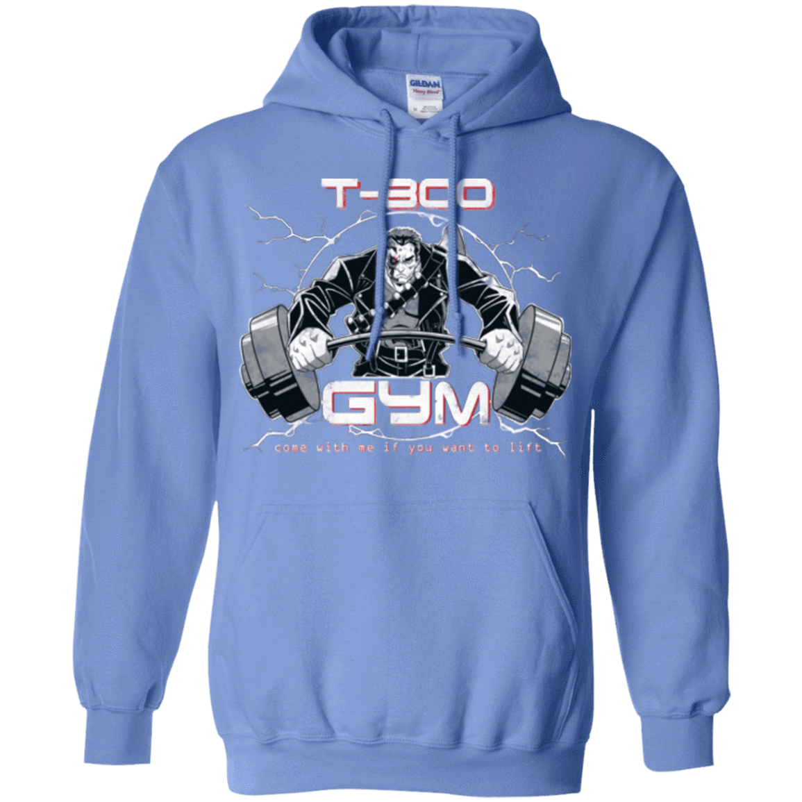 Sweatshirts Carolina Blue / Small T-800 gym Pullover Hoodie