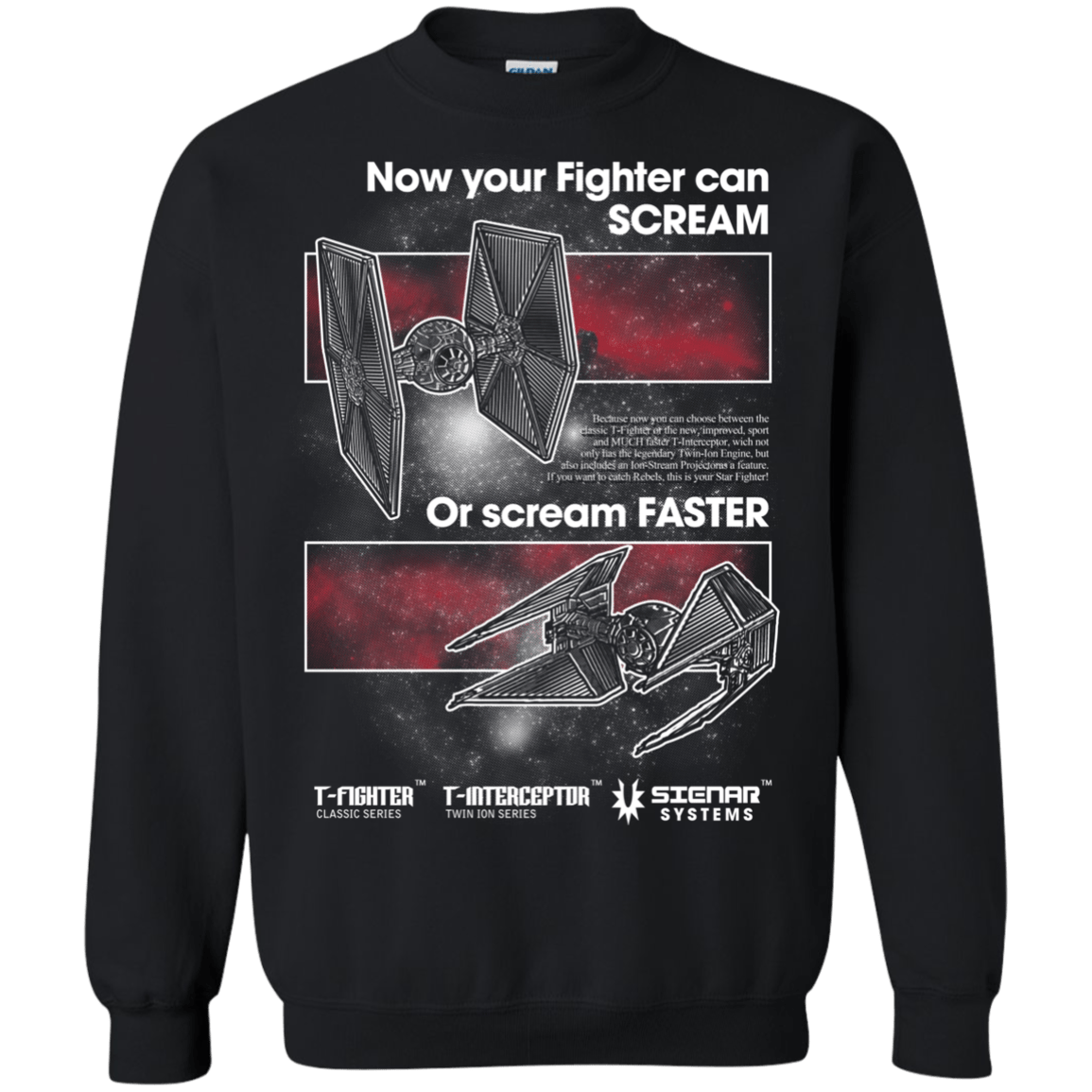 Sweatshirts Black / Small T-Fighters Crewneck Sweatshirt