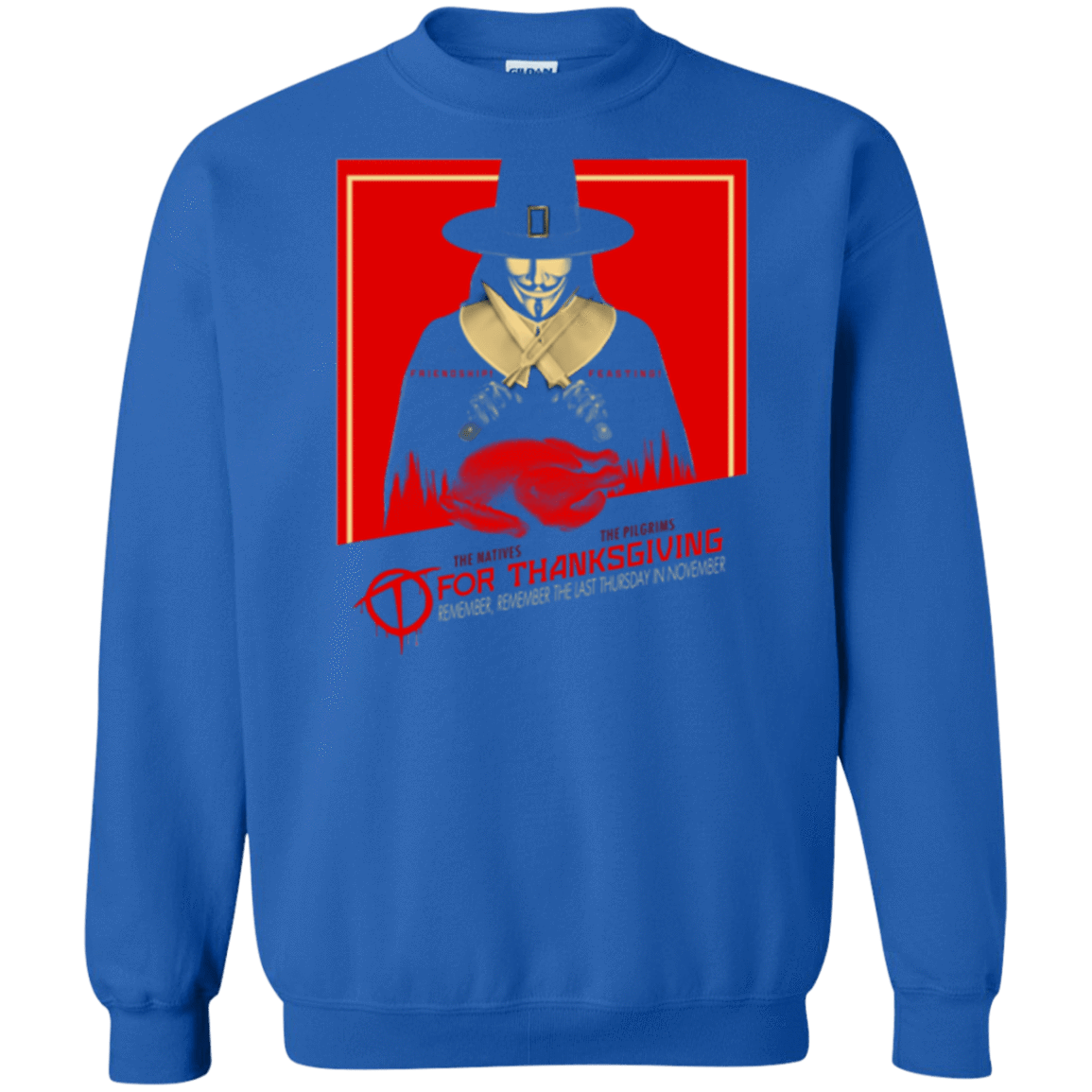 Sweatshirts Royal / Small T for Thanksgiving Crewneck Sweatshirt