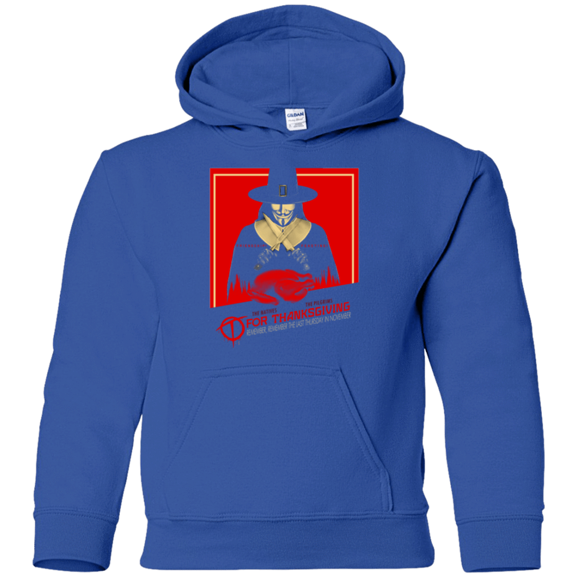 Sweatshirts Royal / YS T for Thanksgiving Youth Hoodie