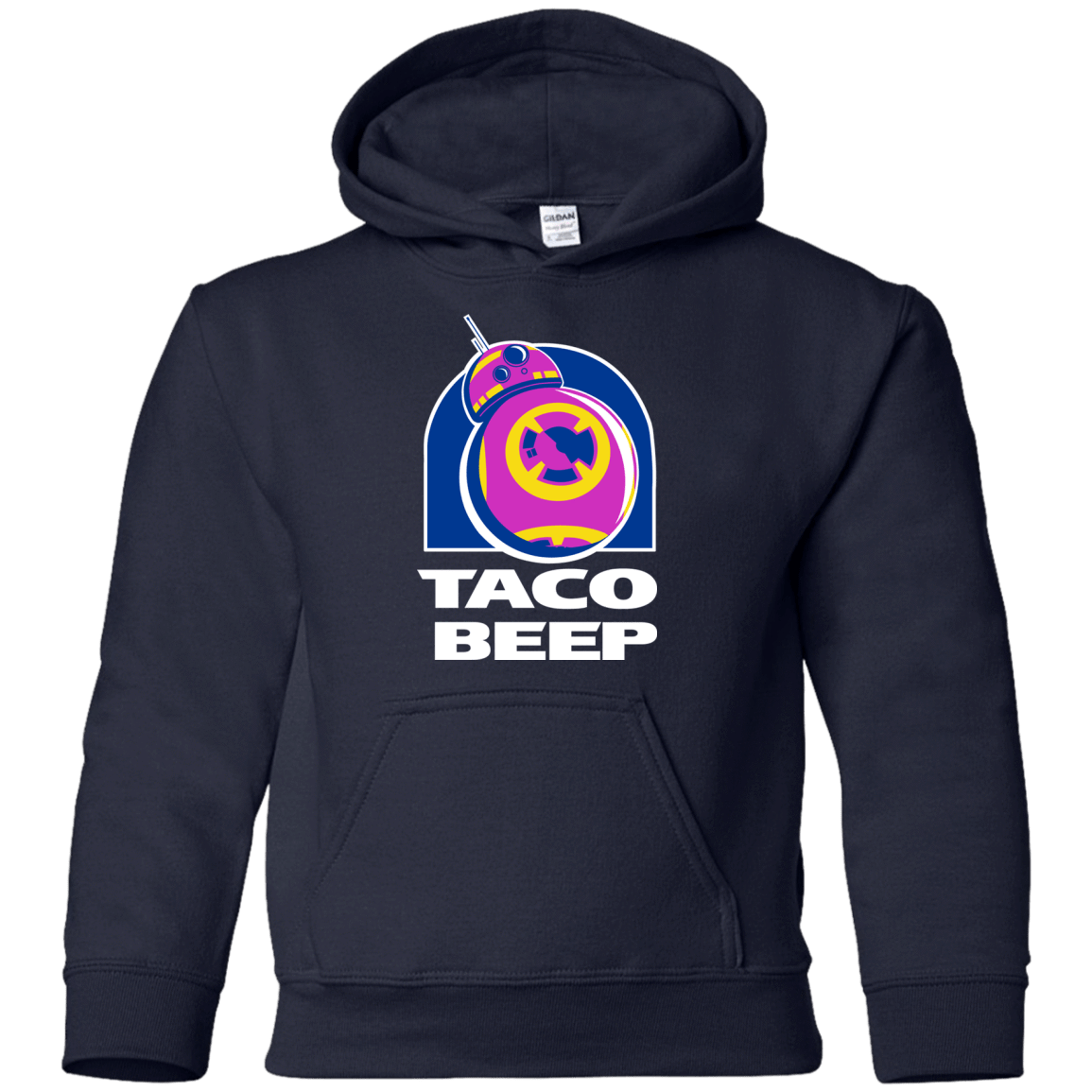 Sweatshirts Navy / YS Taco Beep Youth Hoodie